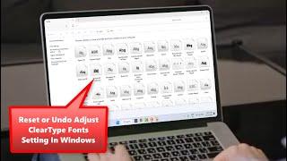 How to Restore Default Font Settings in Windows 11/10