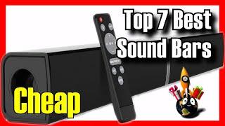  TOP 7 BEST SoundBars on Amazon [2024][Cheap] For TV / Music / PC / With Subwoofer / Under 500$