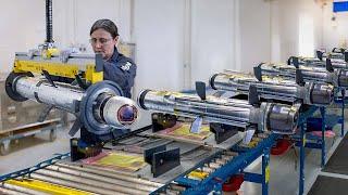 Inside Gigantic European Factory Producing Advanced Missiles - Production Line