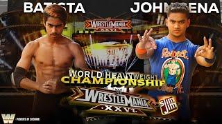 WWE Survivor Series 2024 | John Cena vs Batista  | Backyard Wrestling