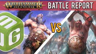 Sons of Behemat vs Ogor Mawtribes Age of Sigmar 4th Edition Battle Report Ep 15