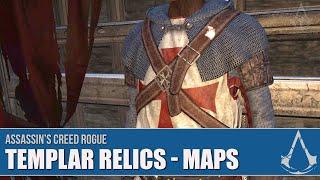 Assassin's Creed Rogue - All Templar Relics [Treasure Maps]