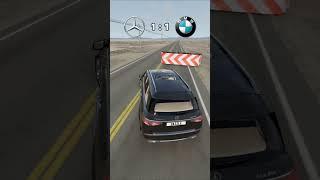 Mercedes-Benz GLS vs BMW X7 #beamngdrive #shorts