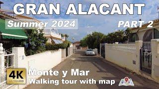 Gran Alacant - Monte y Mar, Spain | Costa Blanca - Walking tour [4k 60 fps]