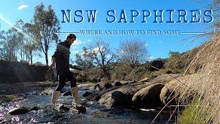 Finding Rough Sapphires in NSW Australia | Grabben Gullen