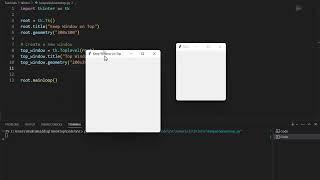 How to Keep a Tkinter window on Top? (3 Methods)