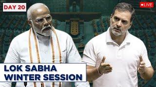 Lok Sabha LIVE: Day 20 Of Winter Session Of Parliament