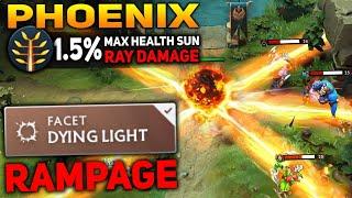 Hard Carry Phoenix Radiance First Item  25 Kills Rampage | Dota 2 Gameplay