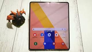 SAMSUNG GALAXY Z FOLD5: How to turn on audio description function | Quick Guide