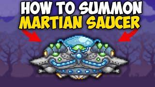 How to Get Martian Saucer in Terraria 1.4.4.9 | Martian Saucer Summon