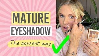HOODED OR AGEING EYES? THESE EYESHADOW TRICKS ARE GAME-CHANGERS FOR 40+! ️