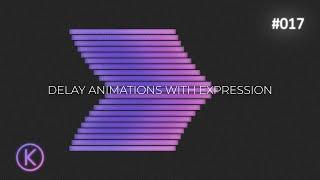 ValueAtTime Animation Delay in After Effects