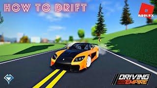 How To Drift In Driving Empire (Roblox)