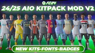 24/25 New Season Kits For FC 24 By Algorithm V2 (+300 New Kits, Fonts & Badges) | *Free*