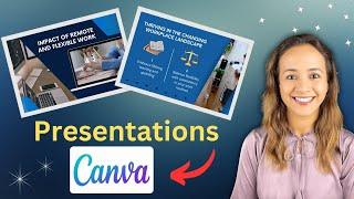 Create Stunning Presentations for FREE: Canva's Features Tutorial