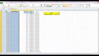 How To... Draw a Basic Control Chart in Excel 2010