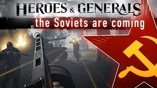 Heroes & Generals Самый хороший обзор на игру!!!!! СССР победил США!!!!