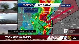 Tracking storms in Oklahoma