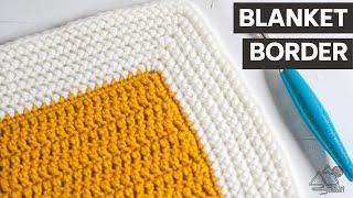 CROCHET: Easy Blanket Border that works on any Blanket