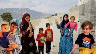 Toubi's grandmother fishing for her daughter Nilofar and her granddaughter Diana