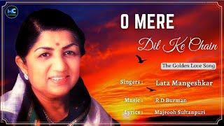 O Mere Dil Ke Chayan (Lyrics) - Lata Mangeshkar #RIP | Rajesh Khanna | 90's Hits Love Romantic Songs
