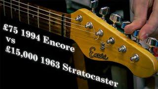 Can we make this £75 Encore Stratocaster sound like the all original 63!!!