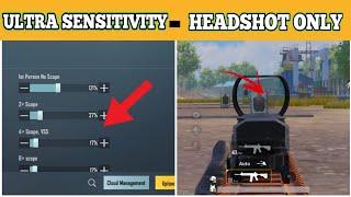 NEW ULTRA SENSITIVITY FOR BGMI & PUBG || ONLY HEADSHOT || TOGGAMING