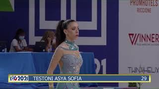 asya Sofía testoni FD italian roller games 2021. 1er puesto