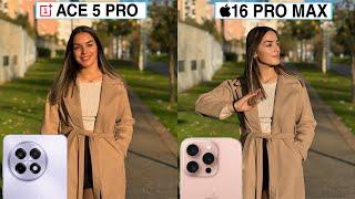 OnePlus Ace 5 Pro Vs iPhone 16 Pro Max Camera Test Comparison