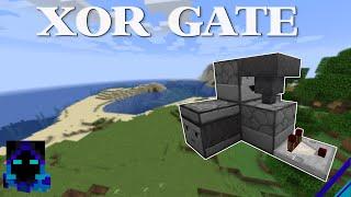 Minecraft 1.15  XOR gate