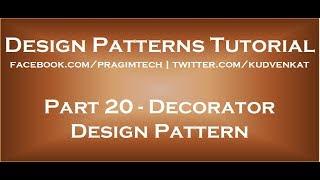 Decorator Design Pattern