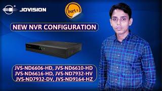 Jovision New Series NVR Operating System | Camera Setting | Part-01