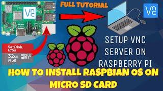 How to Install Raspbian OS on MicroSD Card  | Setup VNC Server on Raspberry pi | Experimentalist