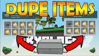 Roblox Skyblock - DUPLICATION GLITCH