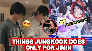  JIKOOK: Things JUNGKOOK Does EXCLUSIVELY for JIMIN  Jungkook and His Unique Gestures