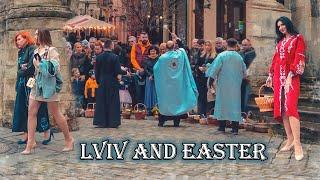  Magic of Easter in Lviv 2023. Virtual walking tour. Ukraine [4K]