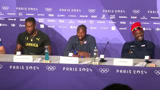 NOAH LYLES BEATS JAMAICA’S KISHANE THOMPSON IN PHOTO FINISH TO WIN 100M | Press Conference