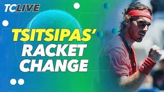 Stefanos Tsitsipas Keeping New Racket A Secret  | TC Live