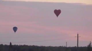 Нереально красивый воздушный шар!!! Аэростат сердце