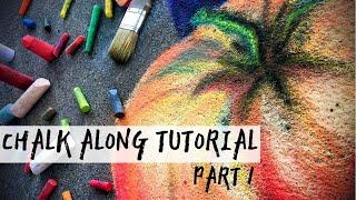 CHALK ALONG WITH ME! Learn How to make sidewalk art, beginner tutorial. Part 1 #tutorial #howto