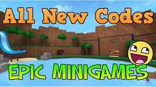 (2021) ALL *NEW* SECRET CODES! I Epic Minigames Roblox I