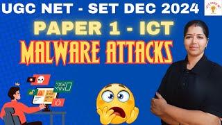 TYPES OF MALWARE - ICT - UGC NET TNSET- MOST REPEATED TOPICS