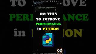 Improve Performance of Python Code  #python #coding #programming