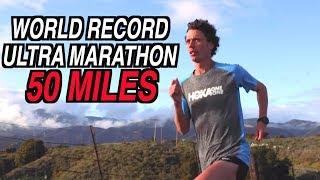 WORLD RECORD! 50 MILE ULTRA MARATHON HOKA PROJECT CARBON X