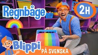 Blippi besöker ett cirkus-center | @BlippiSvenska | Pedagogiska videor för barn