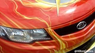 Day 2 of Awesome Justice League Cars: The Flash Kia Forte Coup!