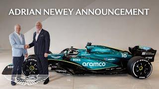 Adrian Newey joins Aston Martin Aramco Formula One® Team | Live from the AMR Technology Campus