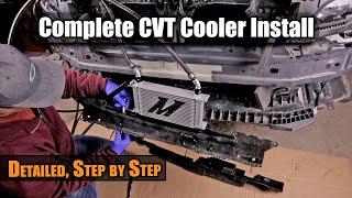 Mishimoto CVT Cooler Install w/ Thermostat in WRX CVT |COMPLETE GUIDE|