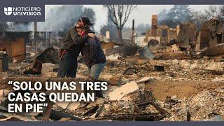 Impactantes imágenes de la destrucción del incendio Eaton en California