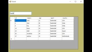 c# tutorial for beginners - How to search multiple columns access database using one textBox in C#